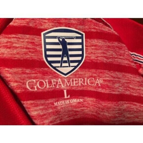 GOLF AMERICA SIZE LARGE POLO SHIRT **NICE** - Picture 4 of 4